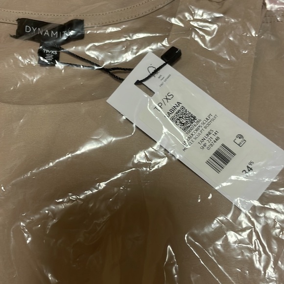 DYNAMITE THONG BOTTOM BODYSUIT-TAN - Picture 3 of 3